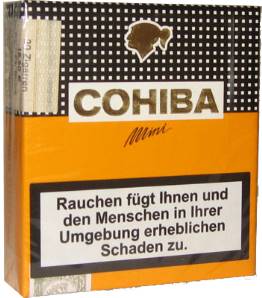 Small Cigars Cohiba Mini packaging