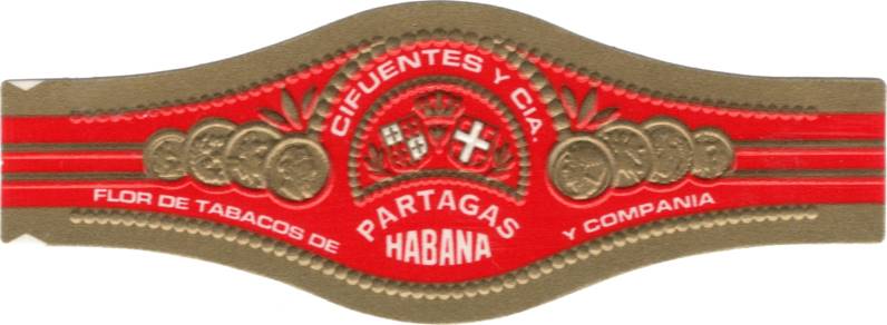 Small Cigars Partagás Chicos band