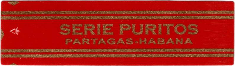 Small Cigars Partagás Serie Puritos band