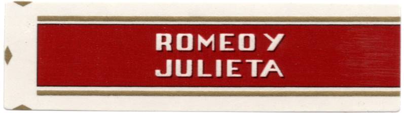 Small Cigars Romeo y Julieta Puritos band