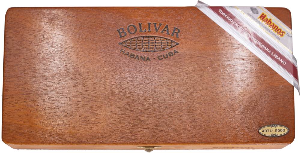 Bolívar Edición Regional Líbano packaging