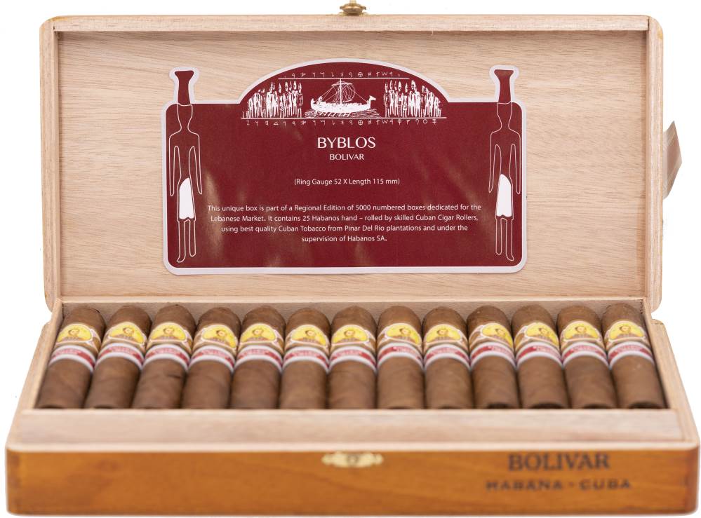 Bolívar Edición Regional Líbano packaging