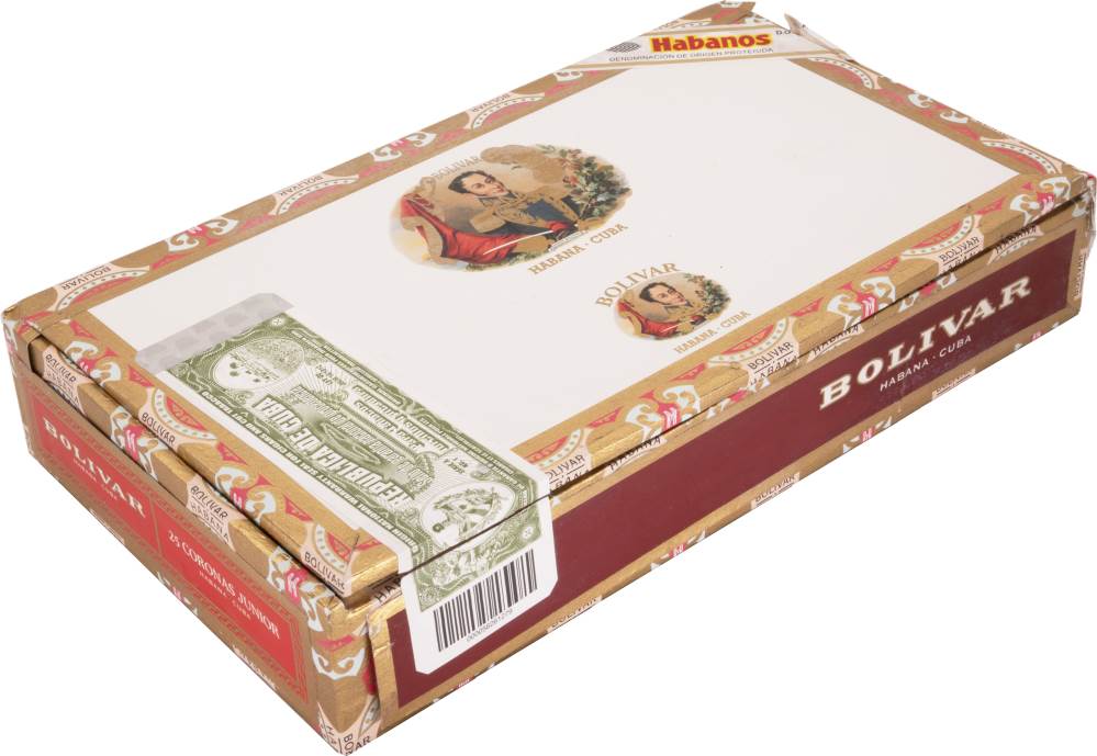 Bolívar Coronas Junior packaging