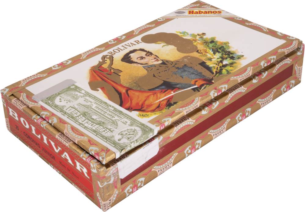 Bolívar Coronas Junior packaging