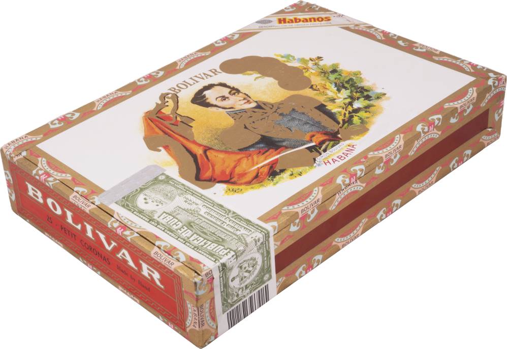 Bolívar Petit Coronas packaging
