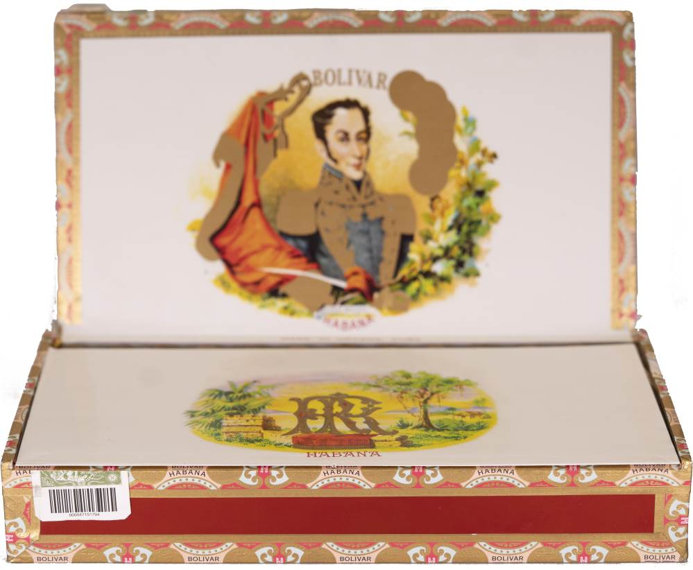 Bolívar Royal Coronas packaging