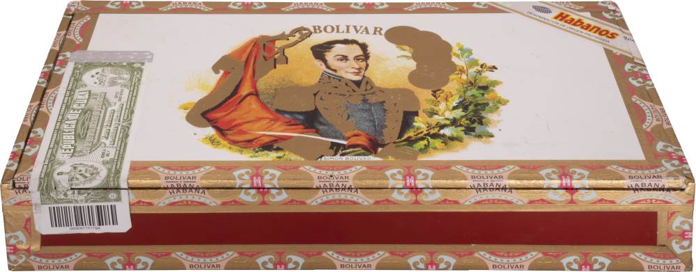 Bolívar Royal Coronas packaging