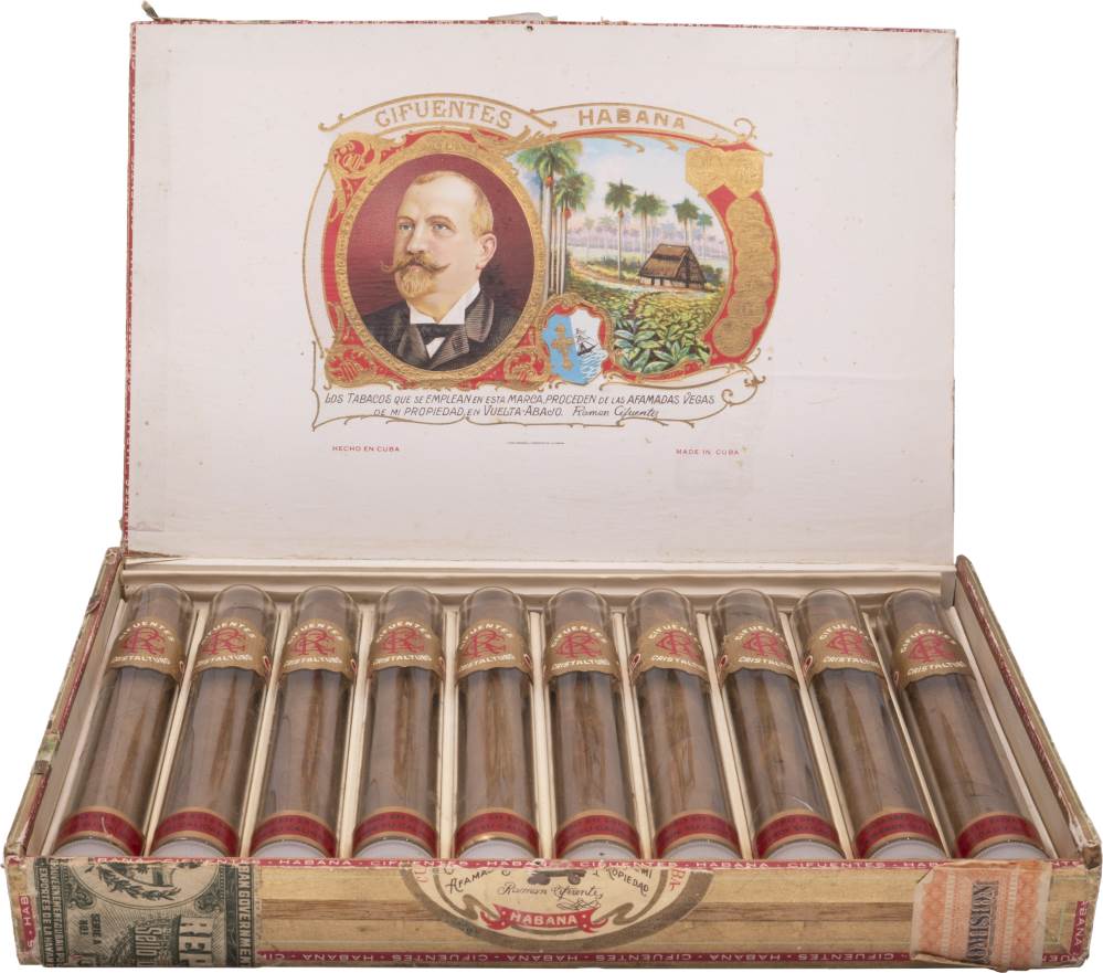 Cifuentes Cristal Tubo packaging