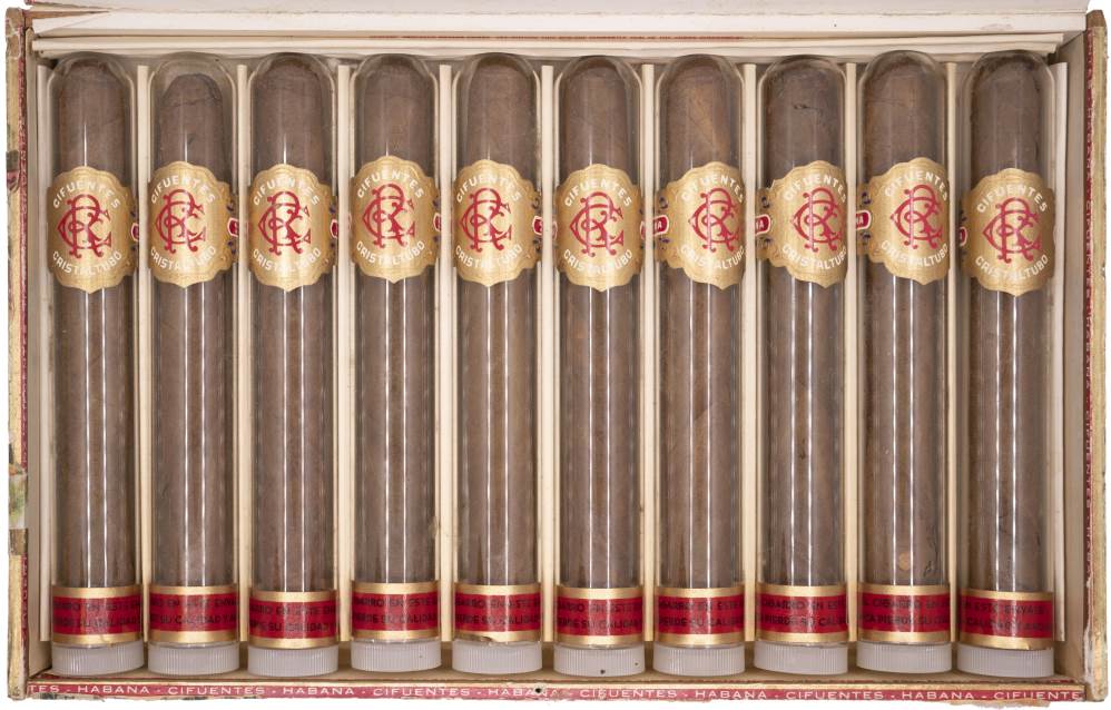 Cifuentes Cristal Tubo packaging