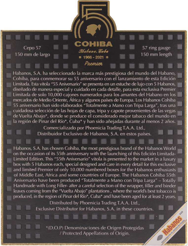 Cohiba Edición Limitada packaging