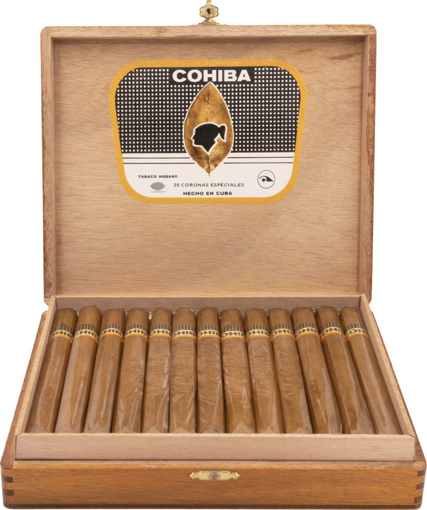 Cohiba Coronas Especiales packaging