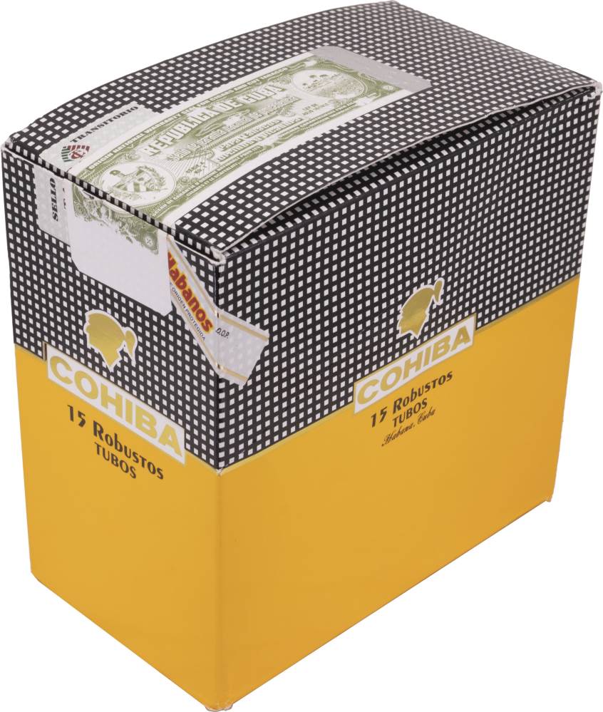 Cohiba Robustos packaging