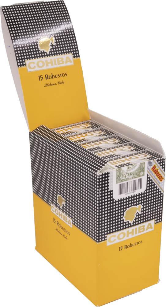Cohiba Robustos packaging