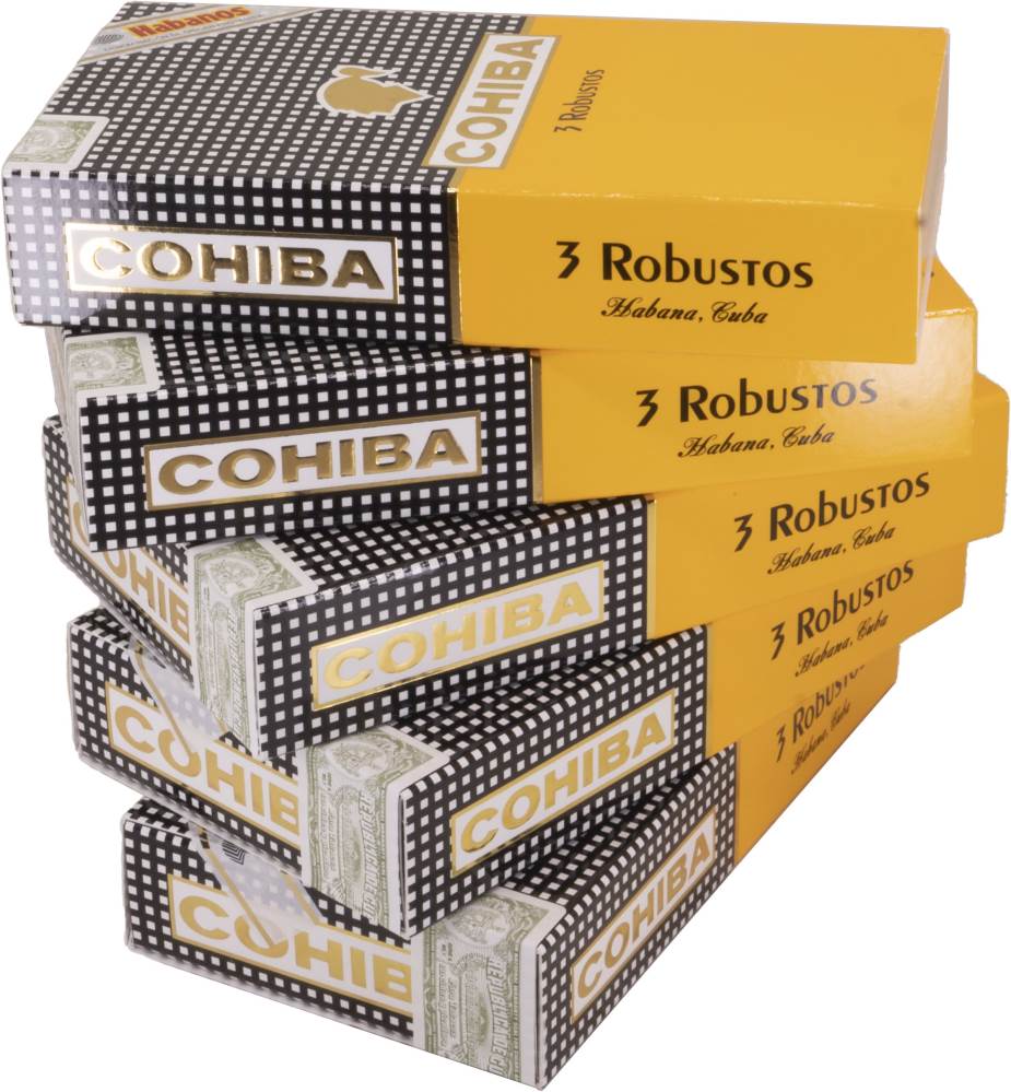 Cohiba Robustos packaging