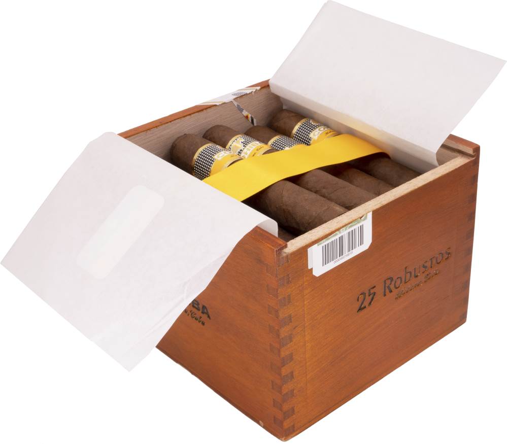 Cohiba Robustos packaging