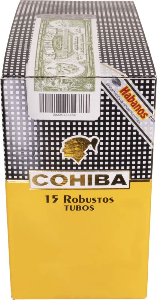 Cohiba Robustos packaging