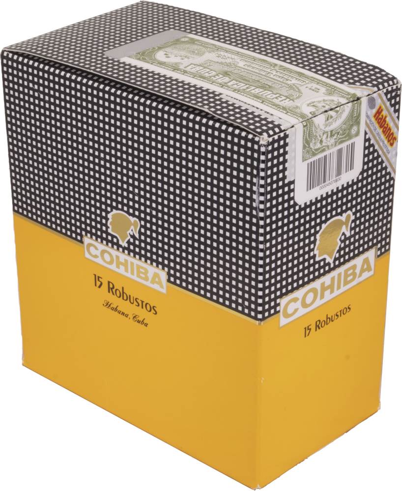 Cohiba Robustos packaging