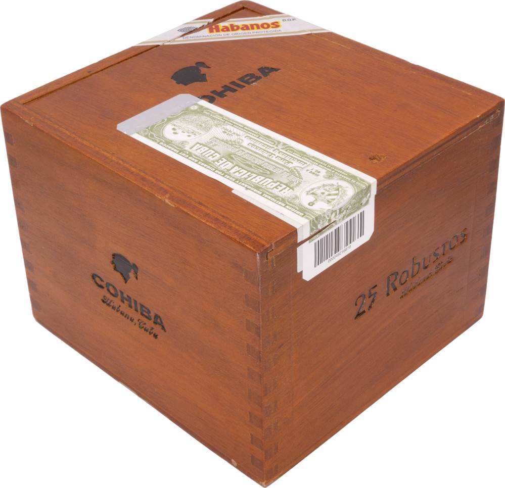 Cohiba Robustos packaging