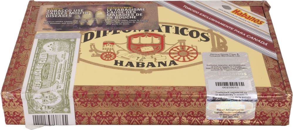 Diplomáticos Edición Regional Canadá packaging