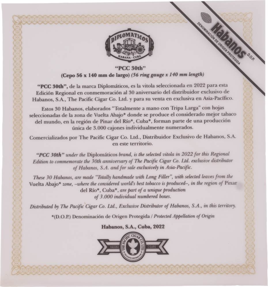 Diplomáticos Edición Regional Asia Pacifico packaging