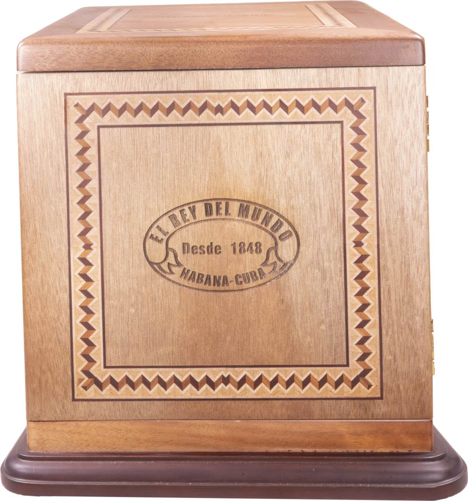 El Rey del Mundo Réplica de Humidor Antiguo packaging