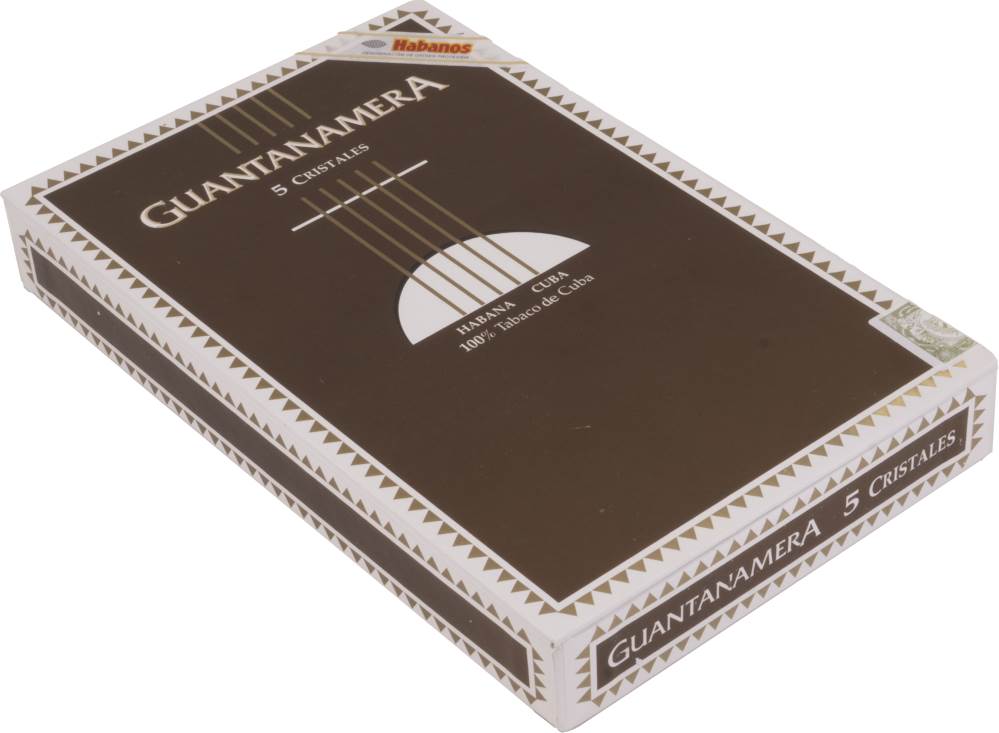 Guantanamera Cristales packaging