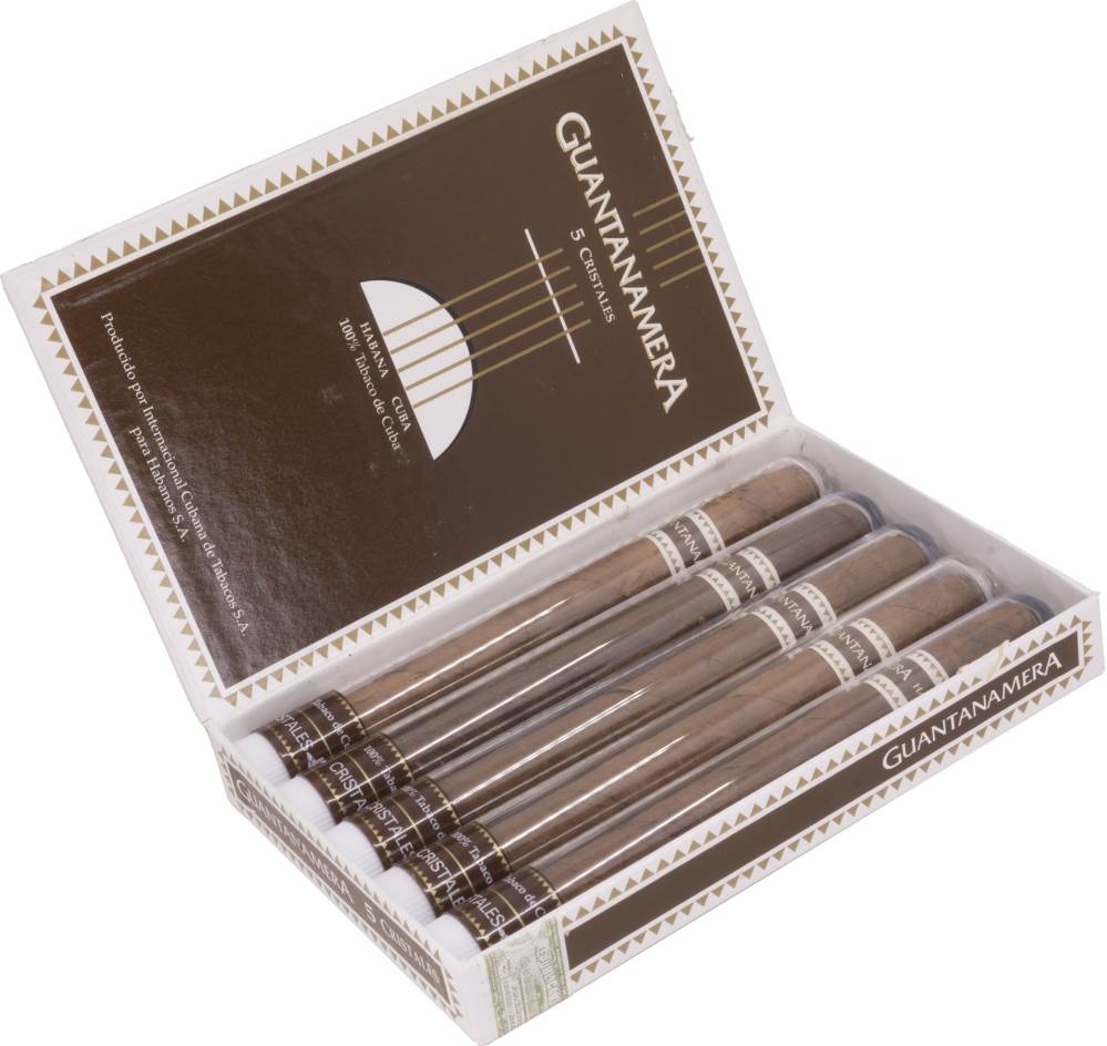Guantanamera Cristales packaging