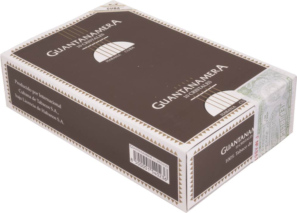 Guantanamera Cristales packaging