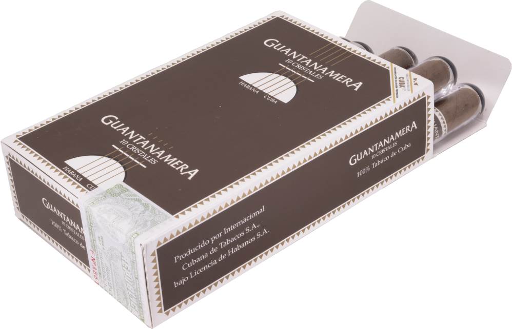 Guantanamera Cristales packaging