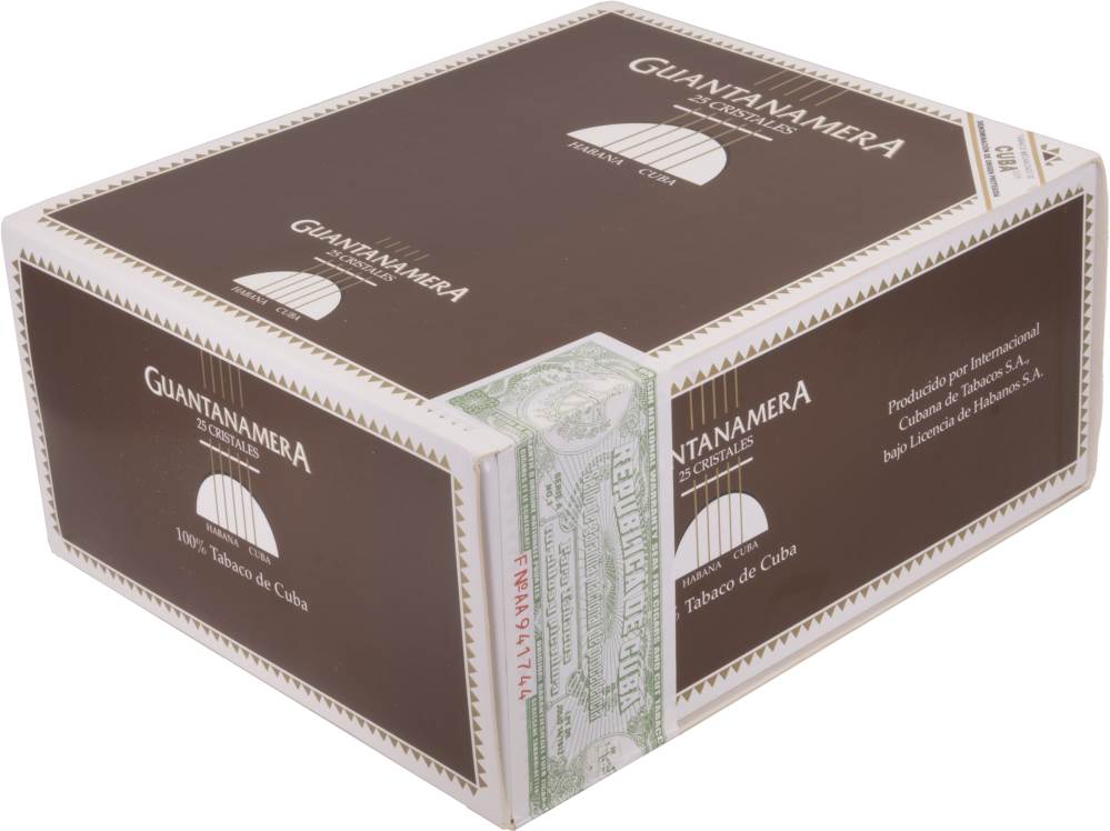 Guantanamera Cristales packaging