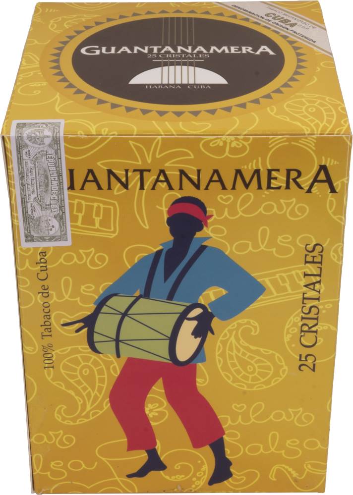 Guantanamera Cristales packaging