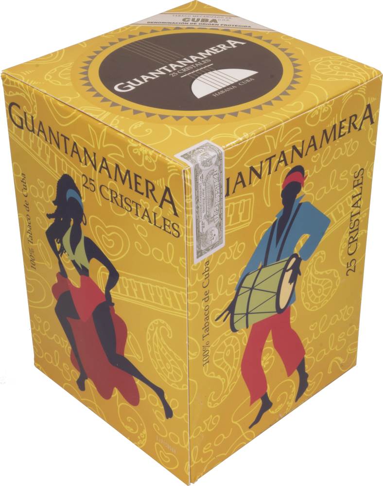 Guantanamera Cristales packaging