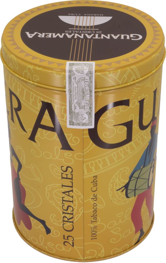 Guantanamera Cristales packaging