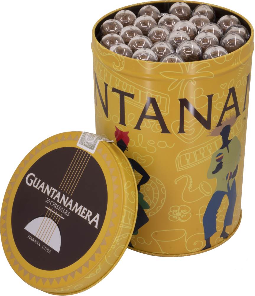 Guantanamera Cristales packaging