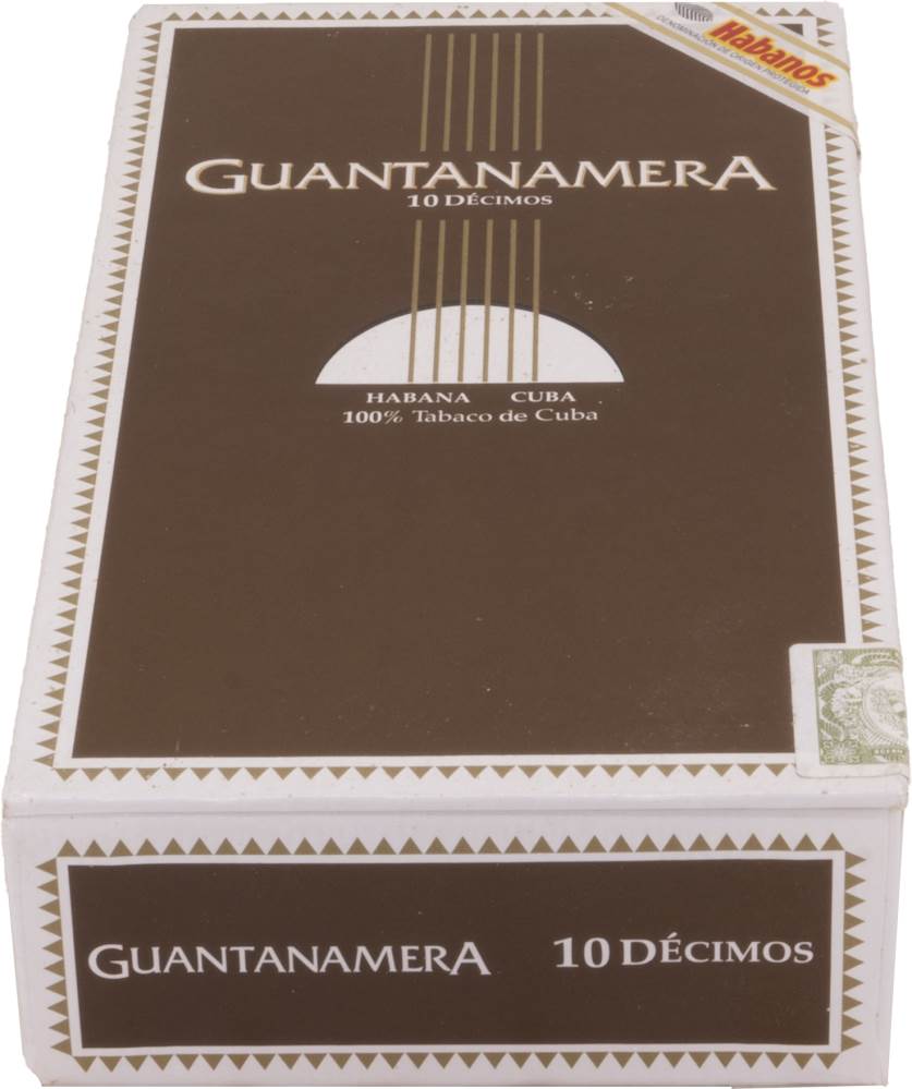 Guantanamera Décimos packaging