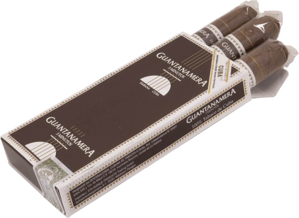 Guantanamera Minutos packaging