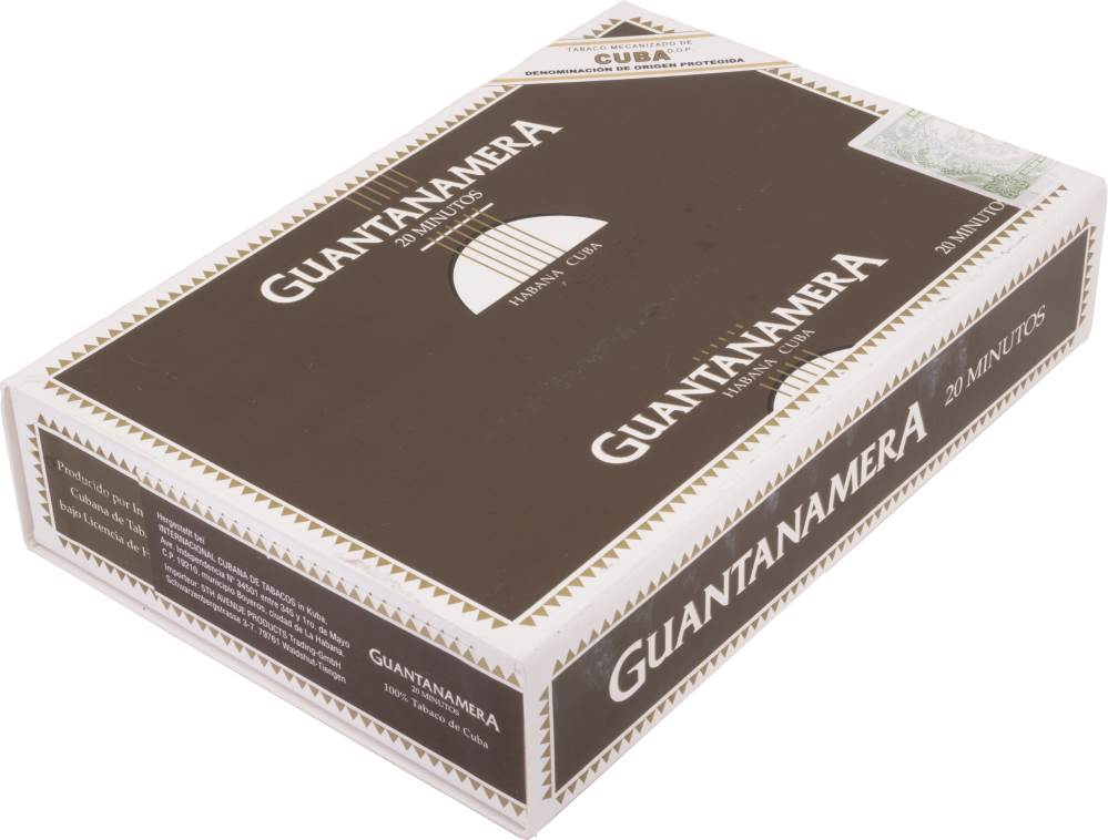 Guantanamera Minutos packaging