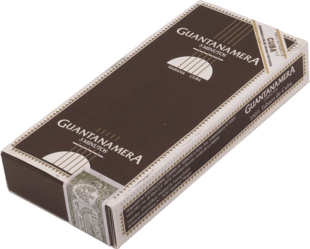 Guantanamera Minutos packaging