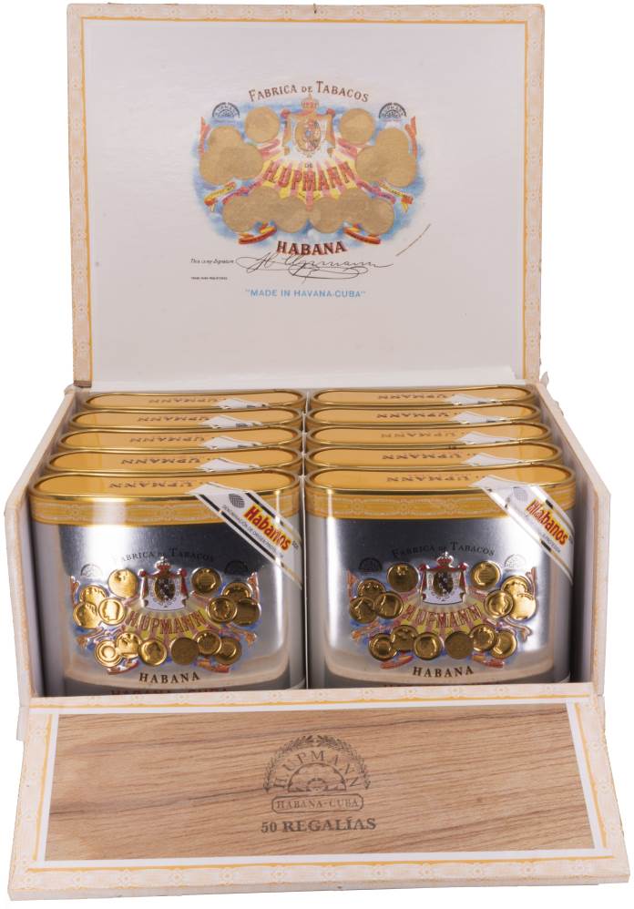 H. Upmann Regalias packaging
