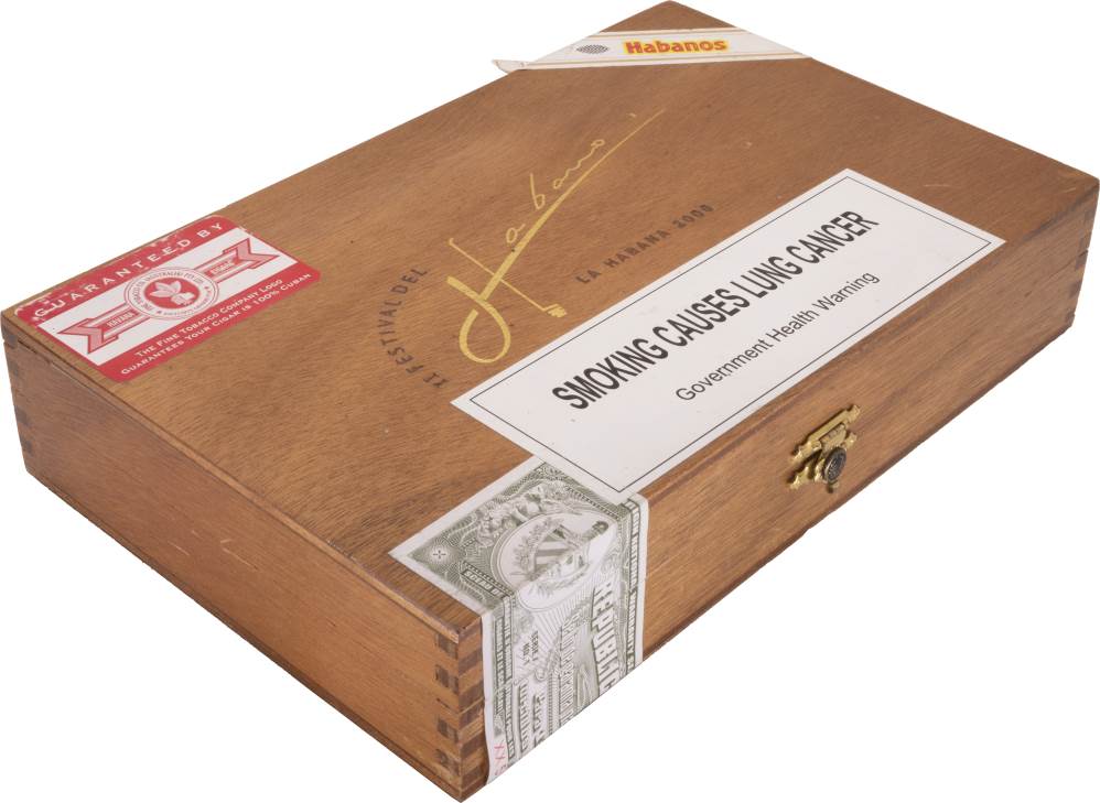 Habanos Festival 2000 Box packaging