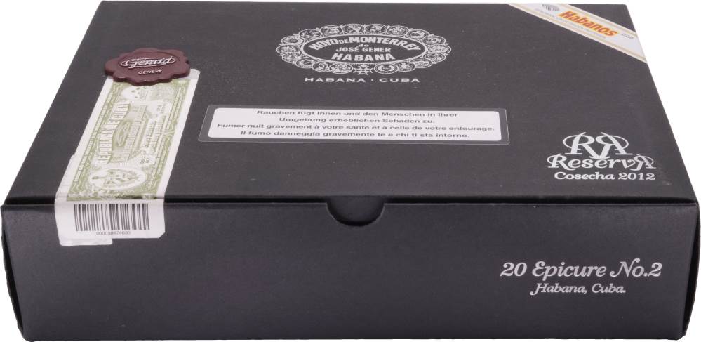 Hoyo de Monterrey Reserva Cosecha 2012 packaging