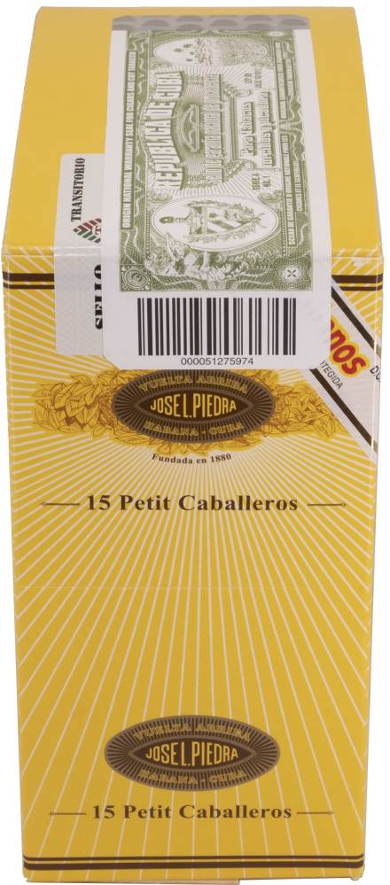 José L. Piedra Petit Caballeros packaging