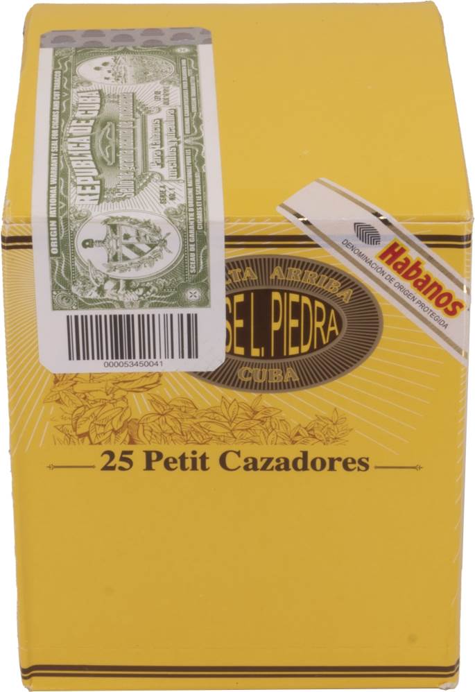 José L. Piedra Petit Cazadores packaging