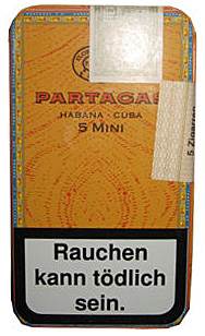 Small Cigars Partagás Mini packaging