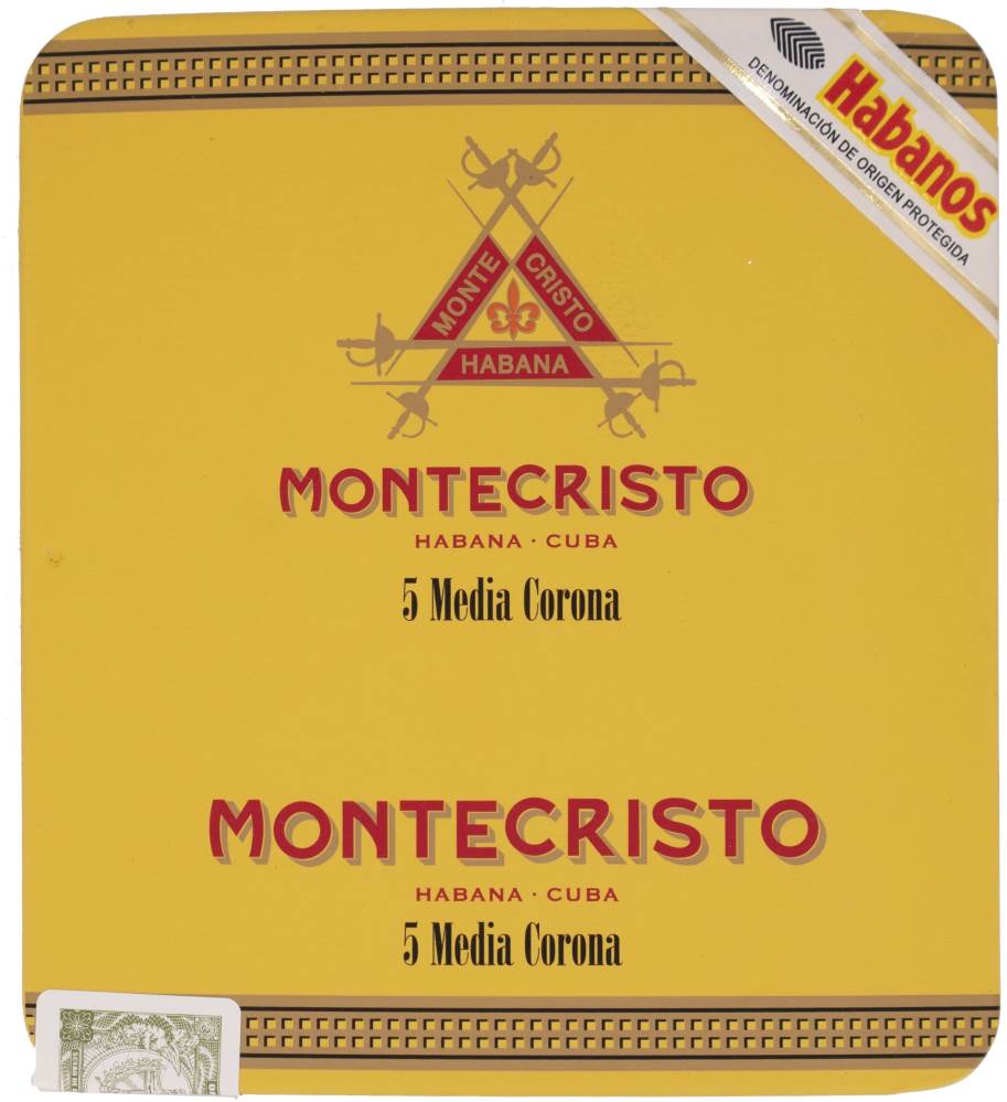 Montecristo Media Corona packaging