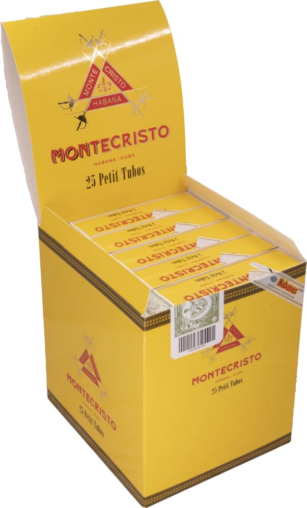 Montecristo Petit Tubos packaging