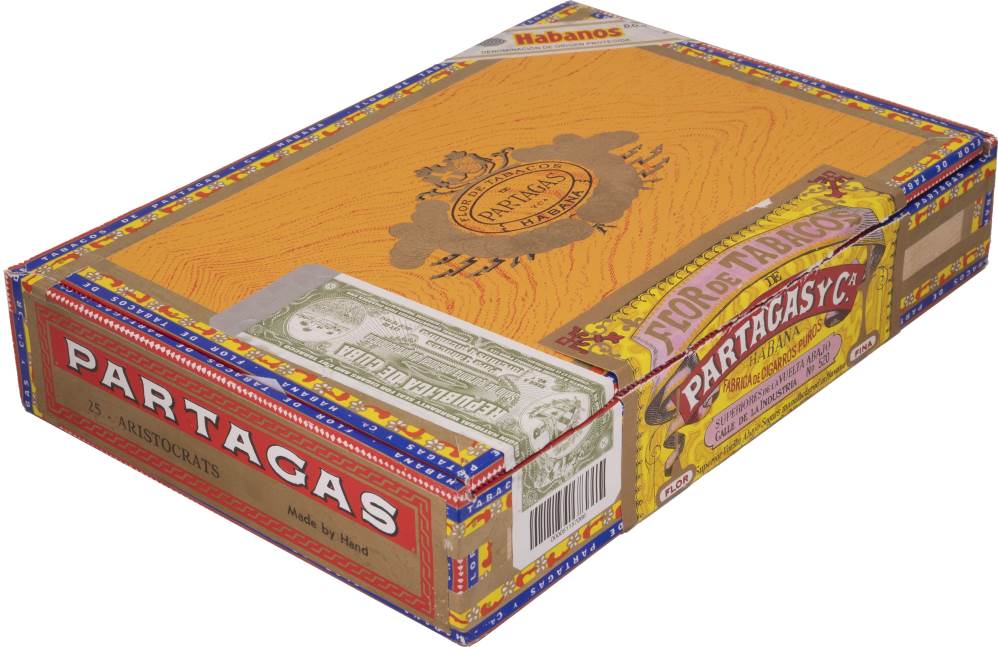 Partagás Aristocrats packaging
