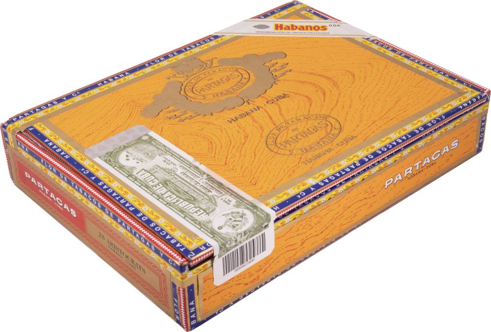 Partagás Aristocrats packaging