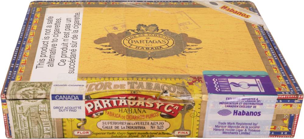 Partagás Astorias packaging