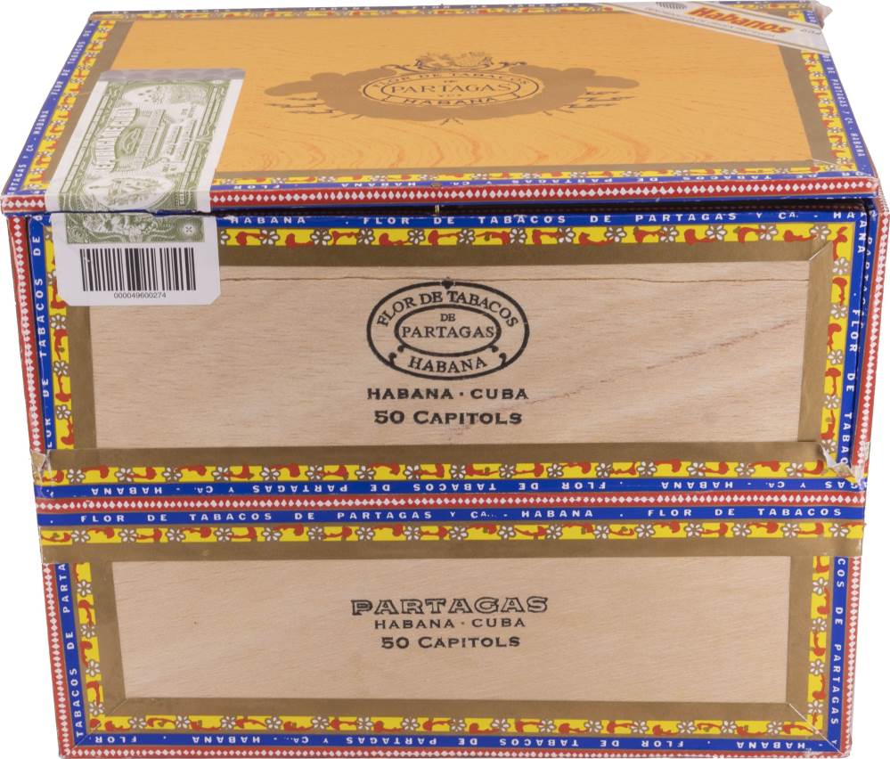 Partagás Capitols packaging
